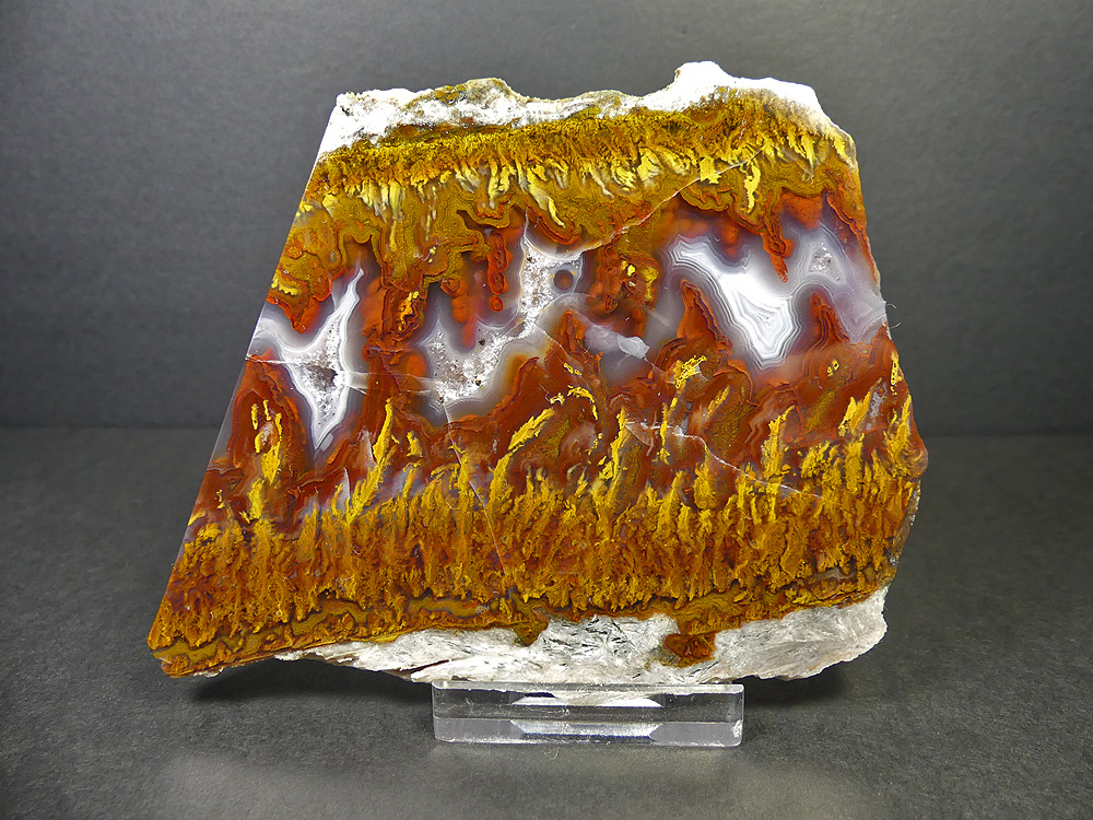 Golden Flame Agate